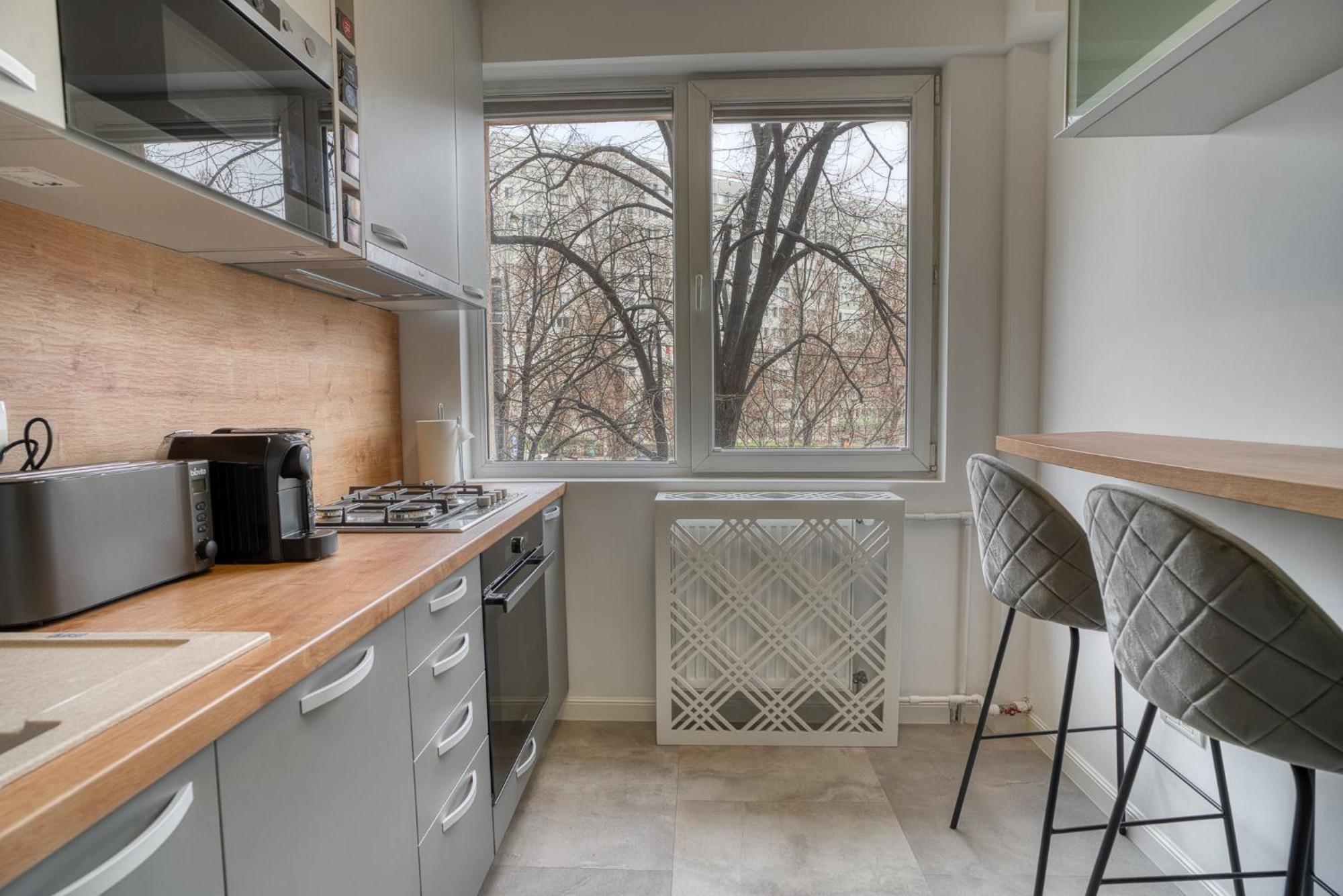 City Chic Retreat: Newly Renovated 1Br Apartment Bucureşti Eksteriør bilde